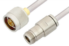 N Male to N Female Cable 24 Inch Length Using PE-SR401AL Coax , LF Solder - PE3988LF-24 - Pasternack