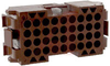 Connector, Soft Shell; Plug; 36; 14 A (Max.); 600; Thermoplastic; Red - 70087304 - Allied Electronics, Inc.