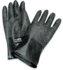 North Butyl Series B161R Black 7 Butyl Unsupported Chemical-Resistant Gloves - Rough Finish - 11 in Length - NORTH B161R/7 - NORTH B161R/7 - R. S. Hughes Company, Inc.