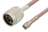 Reverse Polarity SMA Male to N Male Cable 12 Inch Length Using RG142 Coax, RoHS - PE34361LF-12 - Pasternack