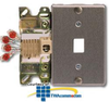 Suttle CorroShield Stainless Steel 6-Conductor Wallplate.. -- 630AD6NS-RC