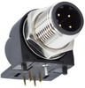 M12 Sensor Conn, Male, 4Pos, Panel Rohs Compliant Norcomp - 72AH9919 - Newark, An Avnet Company
