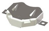 SMT Insulated Retainer Components for 20mm Cell-Tin Nickel Plate - 3020 - Keystone Electronics Corp.