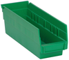 Economy 4 Shelf Bin, Green; Bin Colour Quantum Storage - 44AC6750 - Newark, An Avnet Company