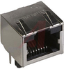 connector,mod jack,rt angle pcb,shielded,led1-n,led2-n,single port,rj-45 - 70115889 - Allied Electronics, Inc.