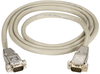 10-ft RS232 Shielded Cable Metal Hood DB9 Male/Male -- EDN12H-0010-MM - Image