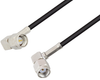 SMA Male Right Angle to Reverse Polarity SMA Male Right Angle Cable 100 cm Length Using RG174 Coax - PE3W05106-100CM - Pasternack