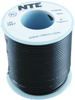 Hook Up Wire, 100Ft, 20Awg, Copper, Black; Jacket Material Nte Electronics - 33C7314 - Newark, An Avnet Company