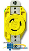 Leviton 20Amp 125V Single Locking Flush Receptacle - 23CM-10 - TelephoneStuff.com