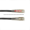6FT Black CAT5e 100MHz Patch Cable F/UTP CM Locking Snagless - C5EPC70S-BK-06 - Black Box