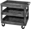 Polymer Utility Cart, 3 Shelves, 550Lb; Height Quantum Storage - 42AC5276 - Newark, An Avnet Company