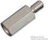 Spacer/standoff, Hex, Al, 6.4Mm X 9.5Mm; Standoff Material Keystone - 62W5281 - Newark, An Avnet Company