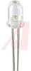 LED; Clear Lens LED;Green;2200mcd;5mmDia.;20deg;575nm;30mA;2.0V Vf;5V Vr - 70015941 - Allied Electronics, Inc.