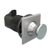 Point Push To Close Latch, Square Housing, Satin Housing, Chrome Knob - MP-05-212-21 - Southco