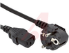 Cord, Power 10 A 2.5 m Mid Gray Plug 3 1 mm - 70116079 - Allied Electronics, Inc.