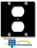 Middle Atlantic UCP Panel with Duplex Receptacle Punchouts -- DUP1 - Image