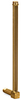 Vented Long Elbow Brass Liquid Level Gage, 12 21/32” Sight Opening, 5/8” Diameter Glass, 1/2” Male NPT Mounting Thread -- B1150-15