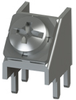 45 Deg Screw Terminal w/Sems Screw-Assembled - 7702-SEMS - Keystone Electronics Corp.