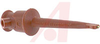 Clip, Test; 5 A; 300 V (RMS) (Max.); 0.09 in.; Red; - 70197771 - Allied Electronics, Inc.
