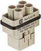 Heavy Duty Insert, Plug, 4+2Sig, 6Mm2; Product Range Harting - 51AC2371 - Newark, An Avnet Company