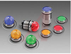 Indicator; Green; 1800; 1 in.; 24 VDC; 32 mA; Panel; Nickel Plated Brass - 70082062 - Allied Electronics, Inc.