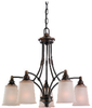 31333-825 Mid. Chandeliers-Glass Down - 754291 - Capital Lighting, Inc.