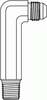 JIC to Pipe - Extra Extra Long Elbow - 2501-LLL - Tompkins Industries, Inc.