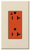 Duplex/Single Receptacle - NTR-20-IG-OR-LA - Lutron Electronics Co., Inc.
