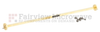 WR-15 Waveguide Section 12 Inch Length Straight Using UG-385/U Flange With a 50 GHz to 75 GHz Frequency Range in Instrumentation Grade -- SMF-15S001-12 - Image
