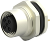 Sensor Conn, M12, Rcpt, 3Pos, Pcb; Product Range Te Connectivity - 13AC0881 - Newark, An Avnet Company
