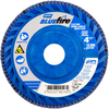 Norton BlueFire ZA Coarse Center Mount Plastic Flat Flap Disc - 66623399143 - Norton Abrasives