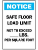 Maintenance Sign (B-555; Blue/Black on White; NOTICE; BradyTuff&trade; Aluminum) - 754476-41374 - R. S. Hughes Company, Inc.
