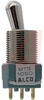 Switch, Toggle(short); Panel Mnt; 6 A; 125 VAC; SPDT; On-None-On; Solder/QC - 70155863 - Allied Electronics, Inc.