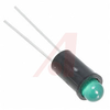 INDICATOR, PANEL MOUNT, .25 MOUNTING HOLE, 12V, GREEN - 70081824 - Allied Electronics, Inc.