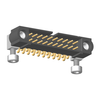 10+10 Pos. Male DIL Horizontal SMT Conn. Jackscrews - M80-5S22005M7 - Harwin Plc