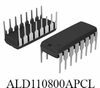 QUAD/DUAL N-CHANNEL ZERO THRESHOLD EPAD® PRECISION MATCHED PAIR MOSFET ARRAY - ALD110800APCL - Advanced Linear Devices, Inc.
