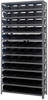 Open Shelving, 13Shelves, 60Bins, Black; Shelving Unit Type Quantum Storage - 44AC8966 - Newark, An Avnet Company