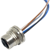 Sensor Cord, 4P M12 Rcpt-Free End, 500Mm; Cable Length Metric Multicomp Pro - 07AH4258 - Newark, An Avnet Company