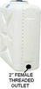 400 Gallon Doorway Water Tank - A-SP0400-RT - Plastic-Mart