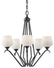 Mid. Chandeliers-Glass Up - 370836 - Capital Lighting, Inc.