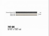 3M Scotchcal 74764 Charcoal Metallic / Pewter Striping Automotive Tape - 5/16 in Width x 150 ft Length - 2 mil Thick - 051141-74764 - R. S. Hughes Company, Inc.