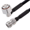 Low PIM RA N Male to N Female Cable 1/4 inch Superflexible Coax in 24 Inch - FMCA2258-24 - Fairview Microwave Inc.