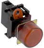 Switch,PILOT LIGHT,ROUND FLUSH, 120 V AC/DC LED, RED -- 70180038