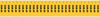 Brady B-946 Yellow on Black Vinyl Self-Adhesive Pipe Marker - 1/2 in Height - 2 1/4 in Length - Printed Msg = HOT WATER - 91937 - 754476-91937 - R. S. Hughes Company, Inc.