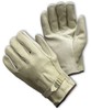 PIP 68-153 White Medium Grain Cowhide Leather Driver's Gloves - Straight Thumb - Uncoated - 9.3 in Length - 616314-15410 - 616314-15410 - R. S. Hughes Company, Inc.