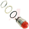 ONE INCH DOME RED LED PMI 12V - 70082546 - Allied Electronics, Inc.