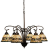 18528 Mid. Chandeliers-Glass Down - 784605 - Capital Lighting, Inc.