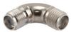 Radius RA SMA Female to SMA Female Adapter with Passivated Stainless Steel Body - FMAD1194 - Fairview Microwave Inc.