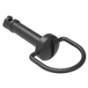 DZUS® Quarter-Turn Stud, Size 4, Bail Handle, Steel, Zinc Plate, Black Chromate - D8-314-419-191 - Southco