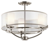 Semi-Flush Mts.-Drum Shade - 600333 - Light Center (The)